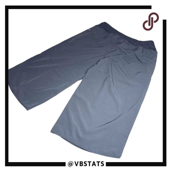 Willit Women's High Rise Ultra-soft Wide Leg Capri Pants Gray Size XL NWT - Picture 2 of 9